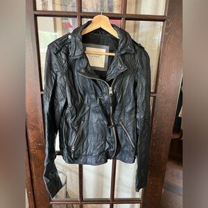 Abercrombie & Fitch faux leather jacket